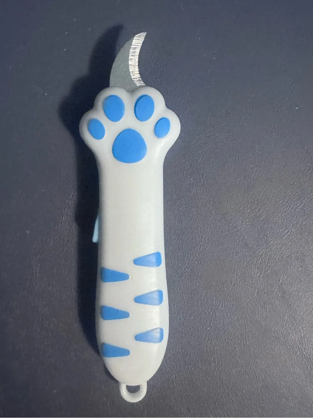 Blue & White Cat Paw Box Opener
